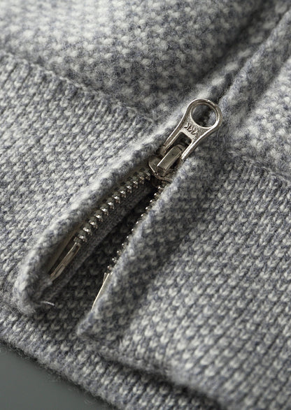 Pure Extra-Fine Merino Wool Jaquard Hoodie, view 4