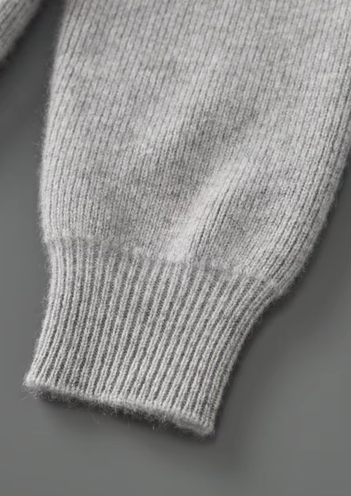 Pure Extra-Fine Merino Wool Ribbed Zip Cardigan, view 7
