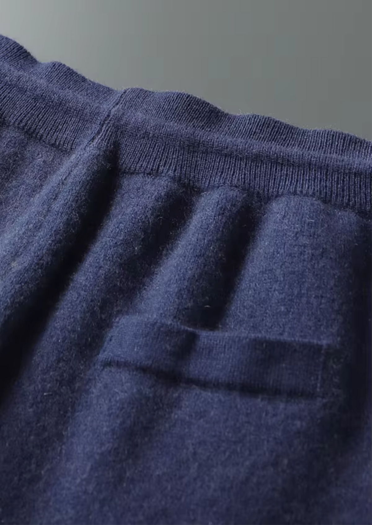 Premium Cashmere Navy Blue Milano Leisure Set, view 5