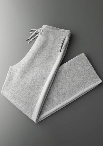 Pure Extra-Fine Merino Wool Wide Leisure Trousers, view 15