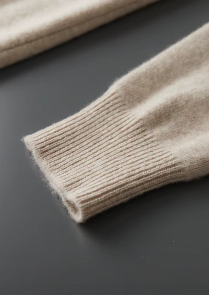 Pure Extra-Fine Merino Wool Button Hoodie, view 7