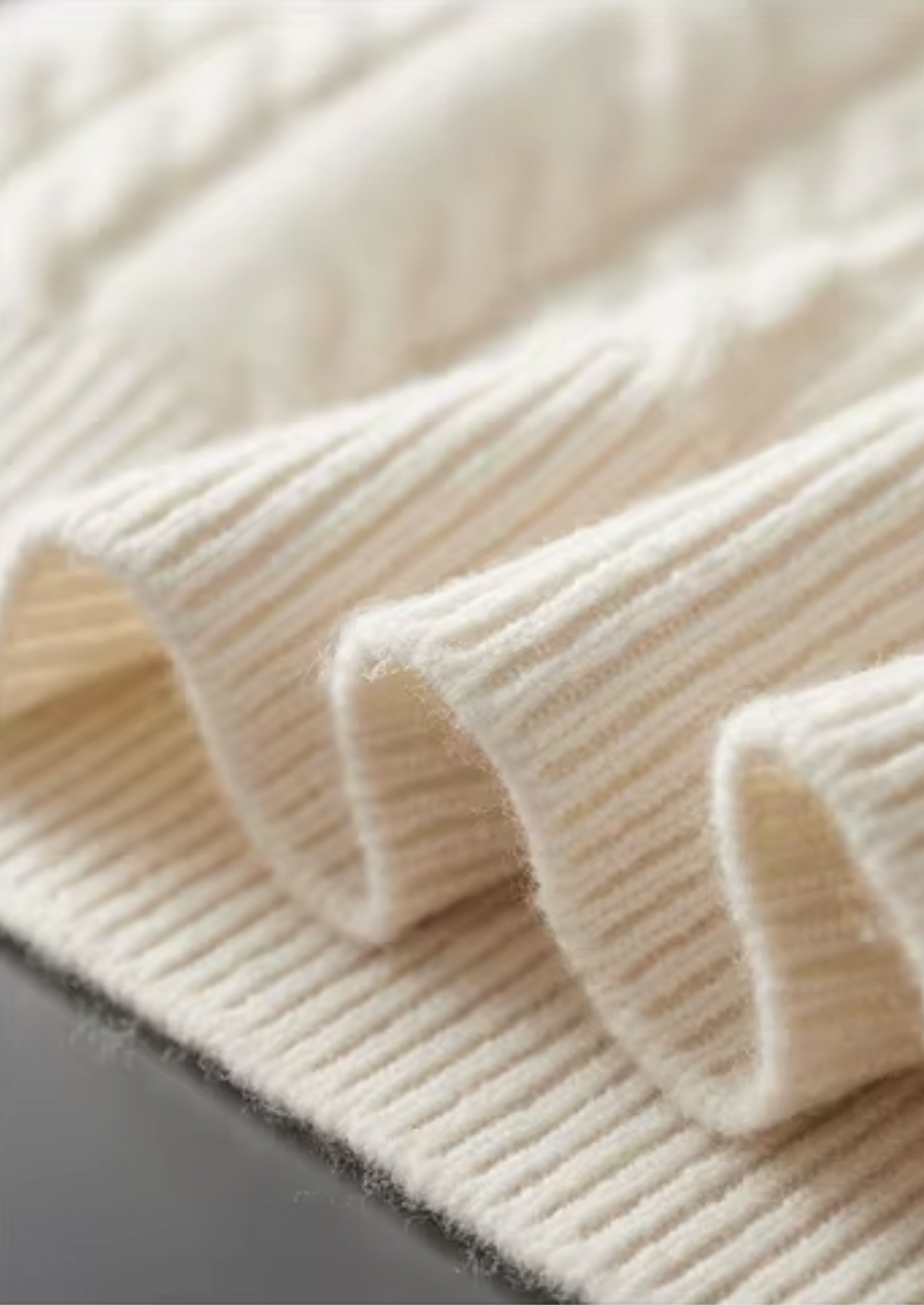 Pure Extra-Fine Merino Wool Striped Half-Zip Sweater, view 3