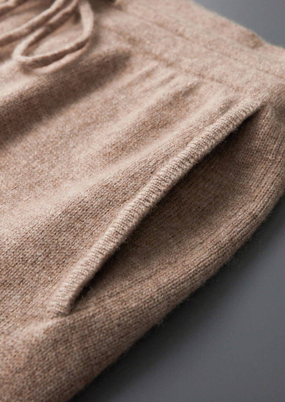 Premium Cashmere Essential Leisure Joggers, view 4