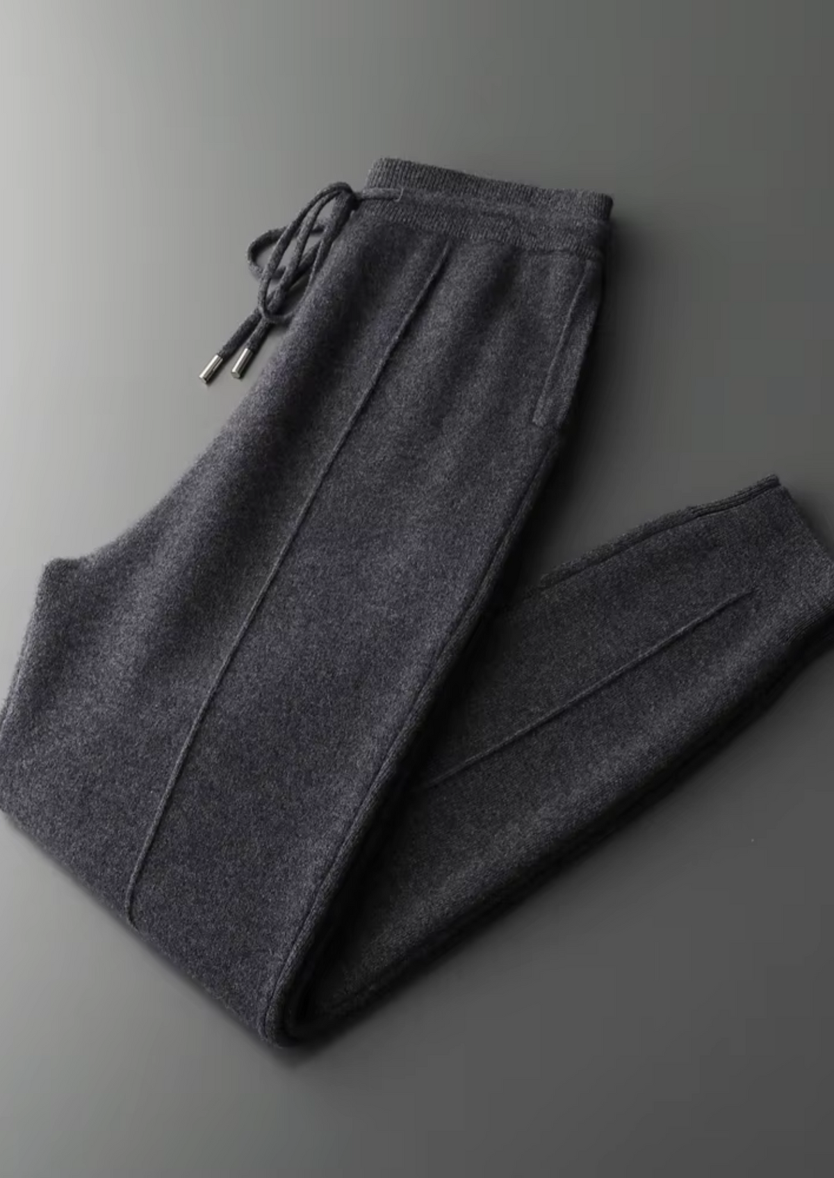 Pure Extra-Fine Merino Wool Leisure Joggers, view 3