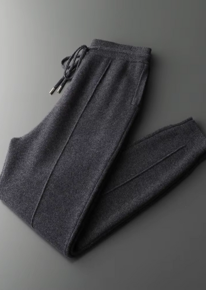 Pure Extra-Fine Merino Wool Leisure Joggers, view 3