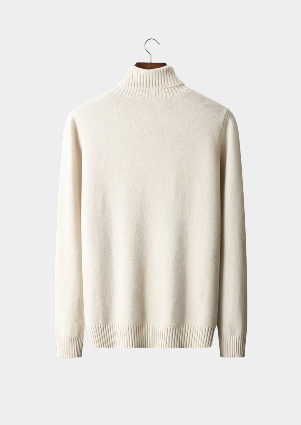 Pure Extra-Fine Merino Wool Traiano Rollneck, view 2