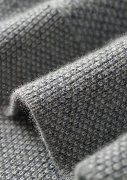 Pure Extra-Fine Merino Wool Jaquard Hoodie, view 12