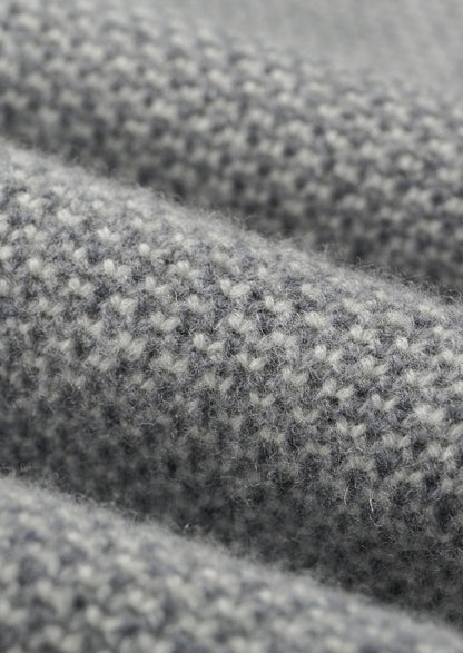 Pure Extra-Fine Merino Wool Light Gray Jaquard Set, view 4