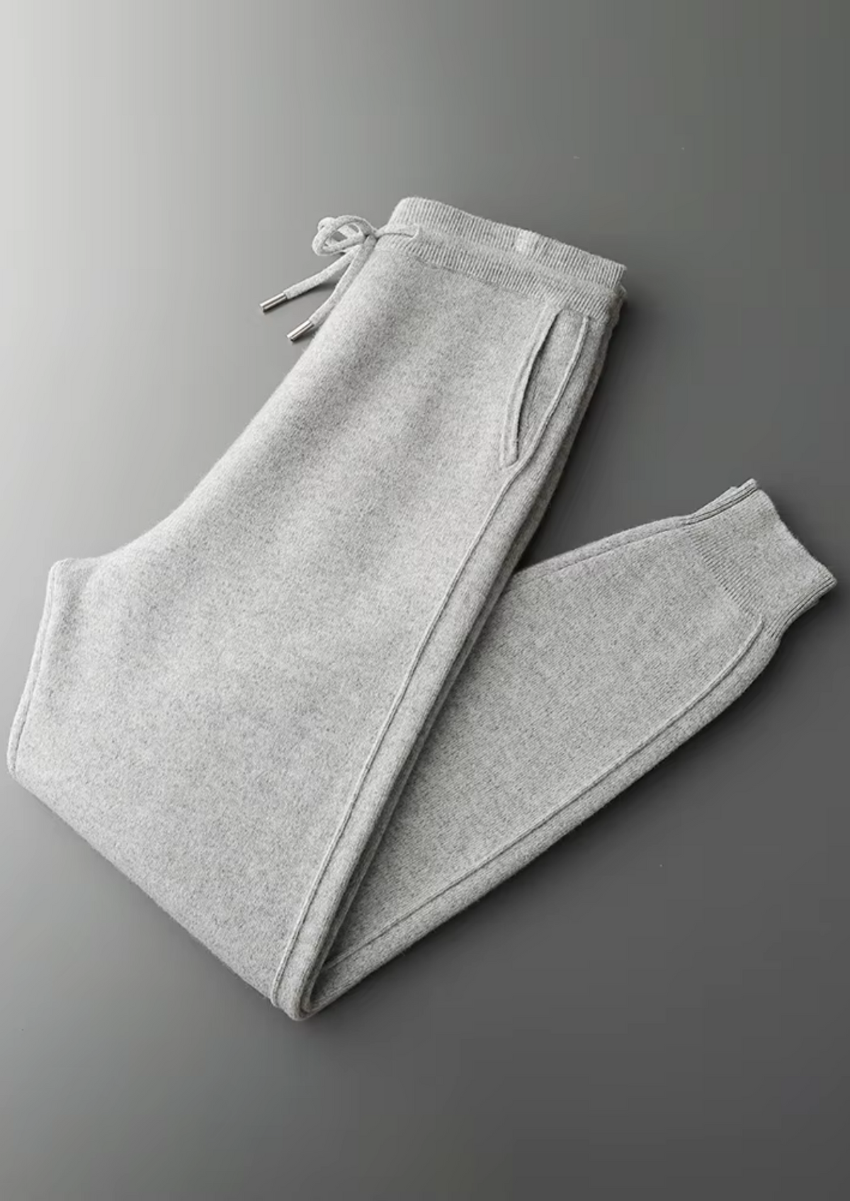 Pure Extra-Fine Merino Wool Leisure Joggers, view 3