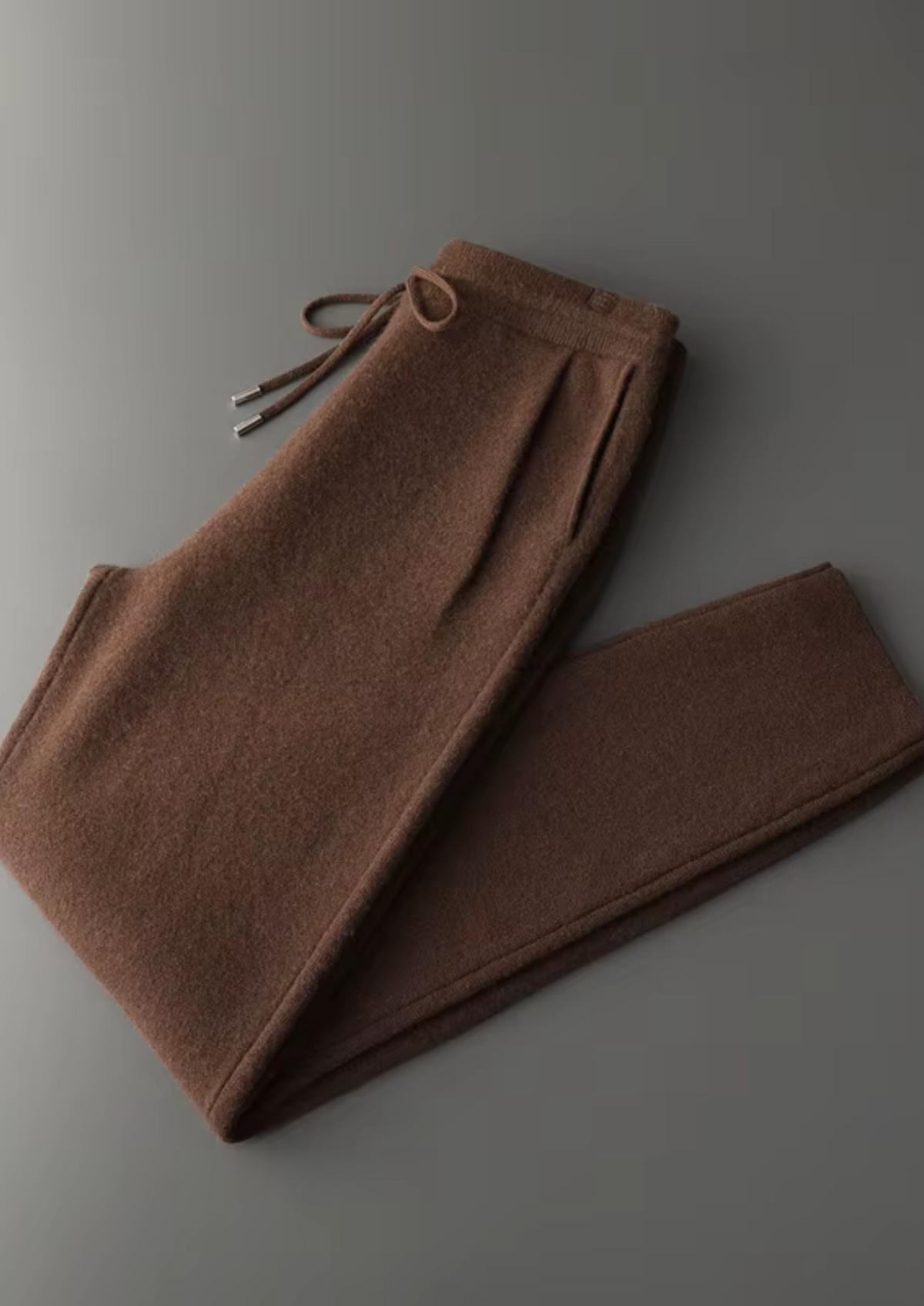 Premium Cashmere Pleated Trousers, view 13
