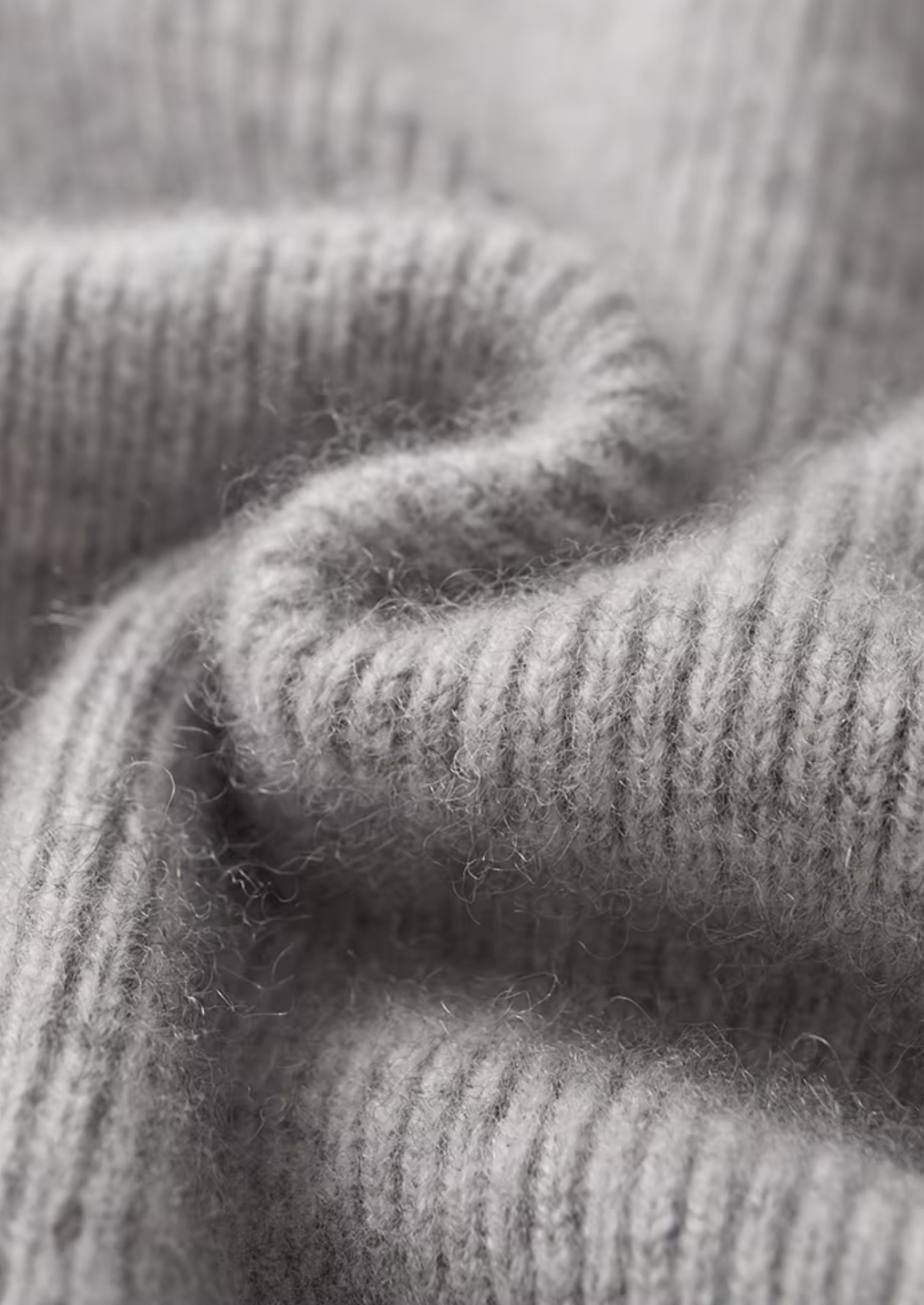 Pure Extra-Fine Merino Wool Ribbed Zip Cardigan, view 6