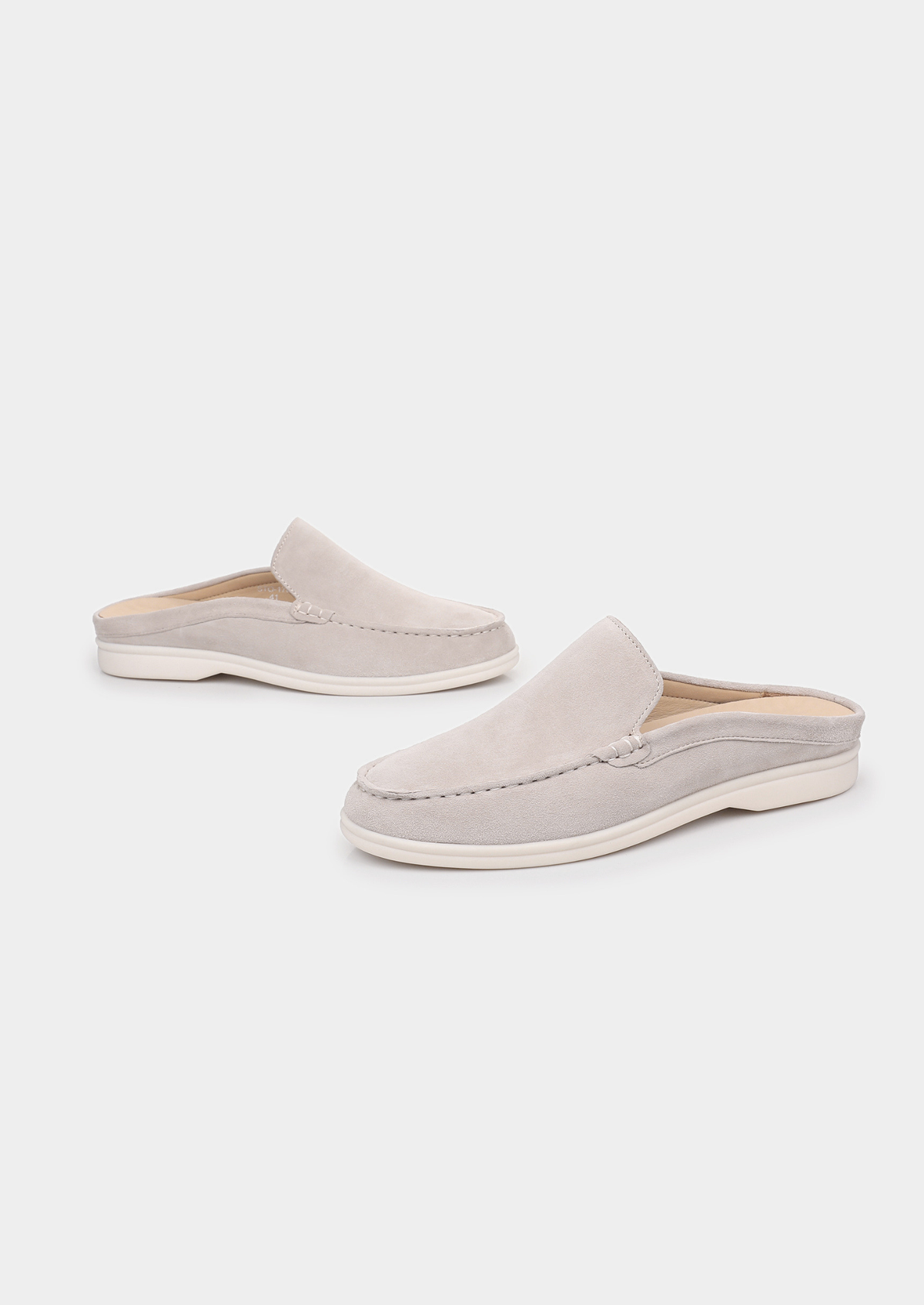 Sperlonga Slipper - Light Grey, view 2