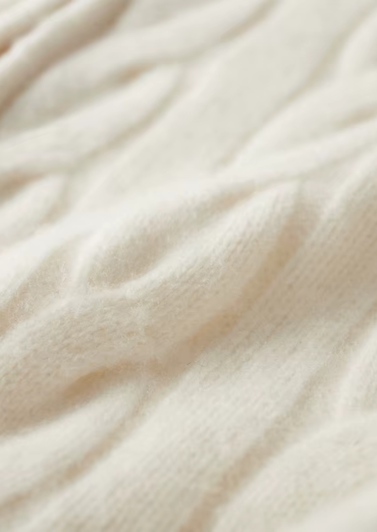 Pure Extra-Fine Merino Wool Dual-Zip Cable Cardigan, view 5