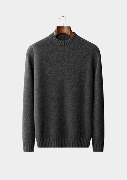 Pure Cashmere Mockneck Sweater, view 7