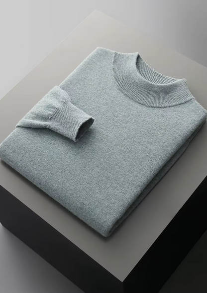 Pure Extra-Fine Merino Wool Classic Mockneck, view 13