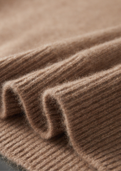 Pure Cashmere Beige Button Sweater, view 6