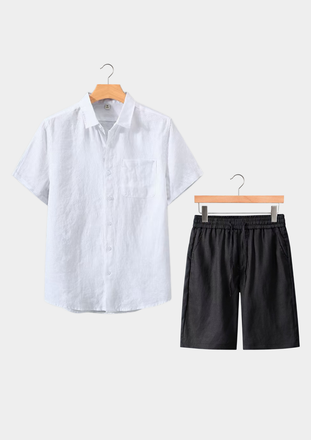Aurelia Shortsleeve Summer Set - White/black, view 1