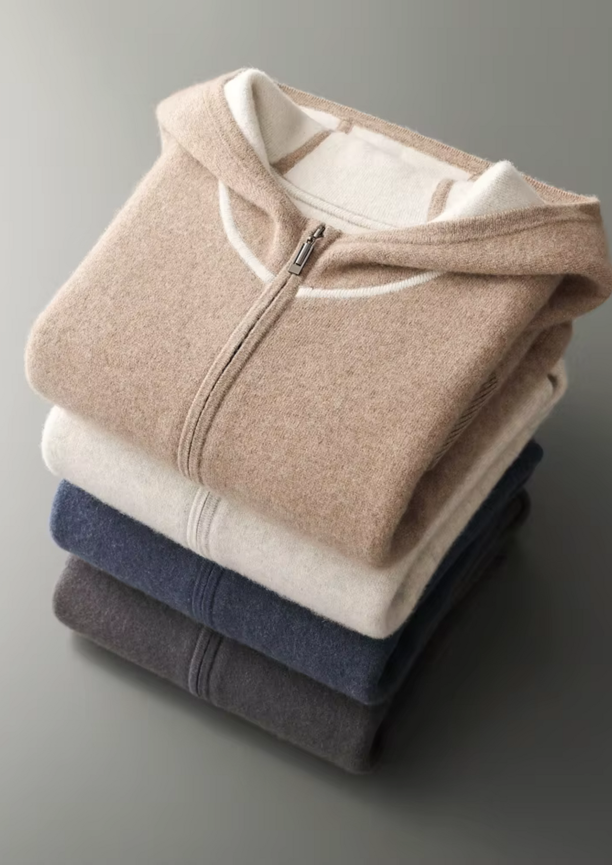 Premium Cashmere Beige Milano Leisure Set, view 13