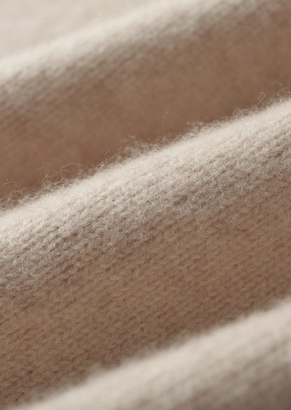 Pure Extra-Fine Merino Wool Button Hoodie, view 9
