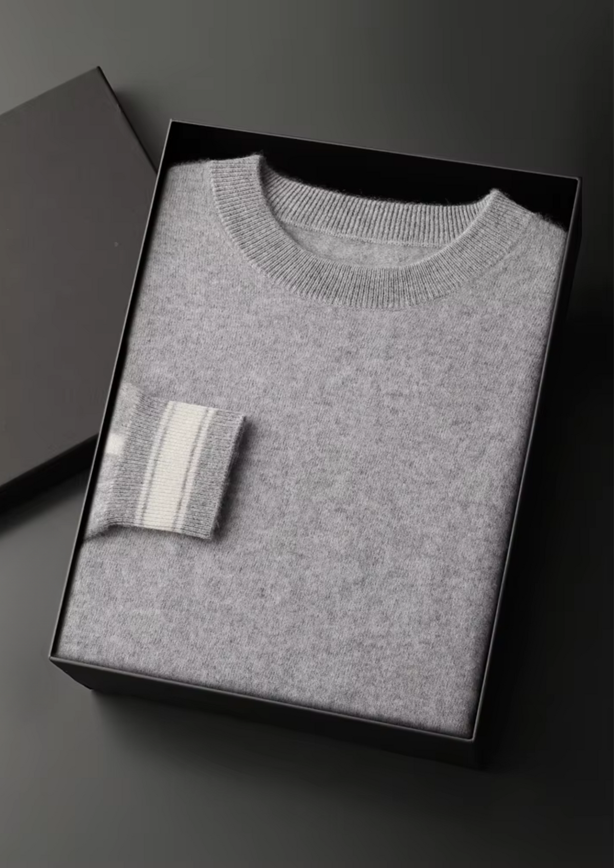 Premium Cashmere Light Gray Vienna Leisure Set, view 3