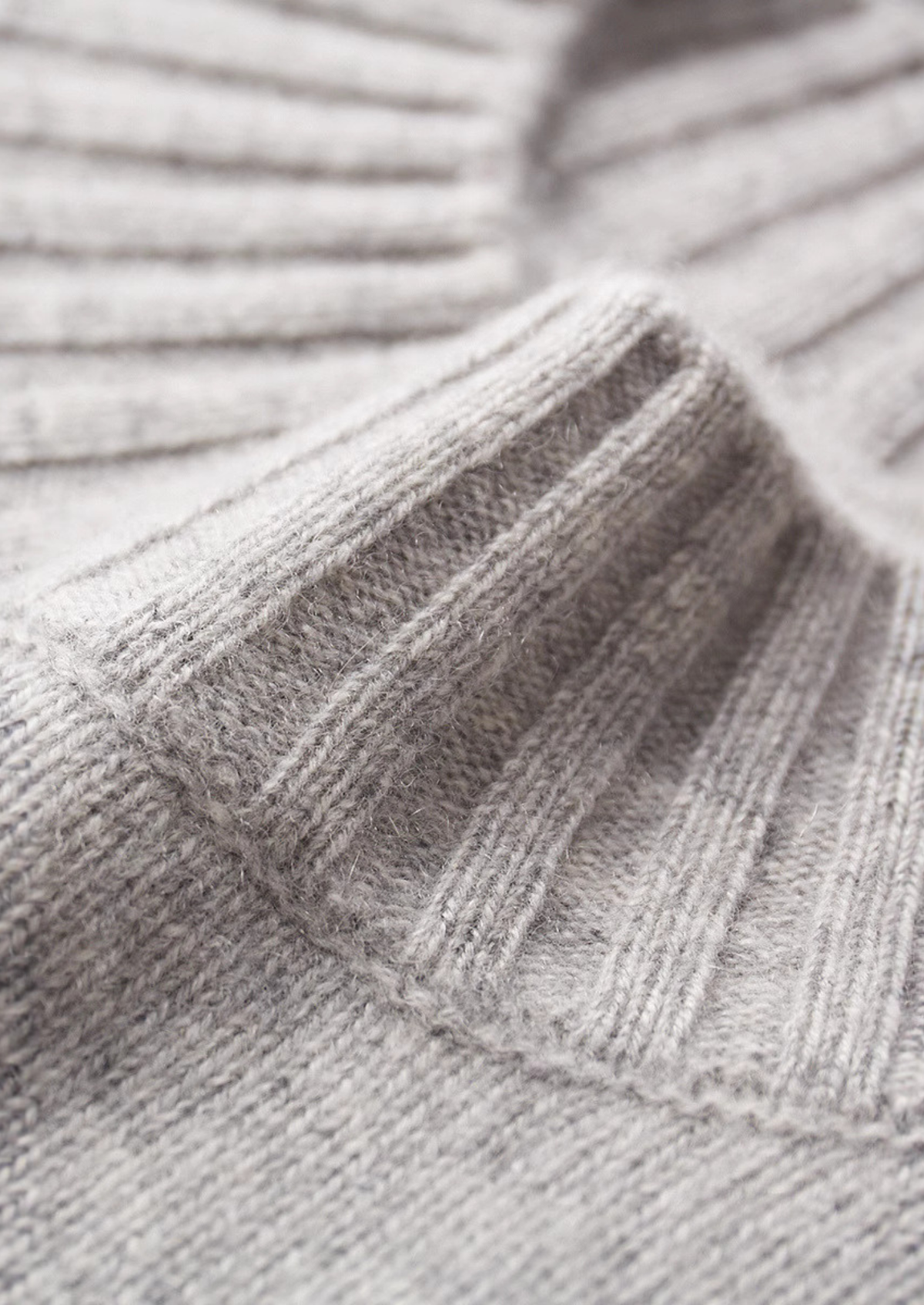 Pure Cashmere Mockneck Sweater, view 5