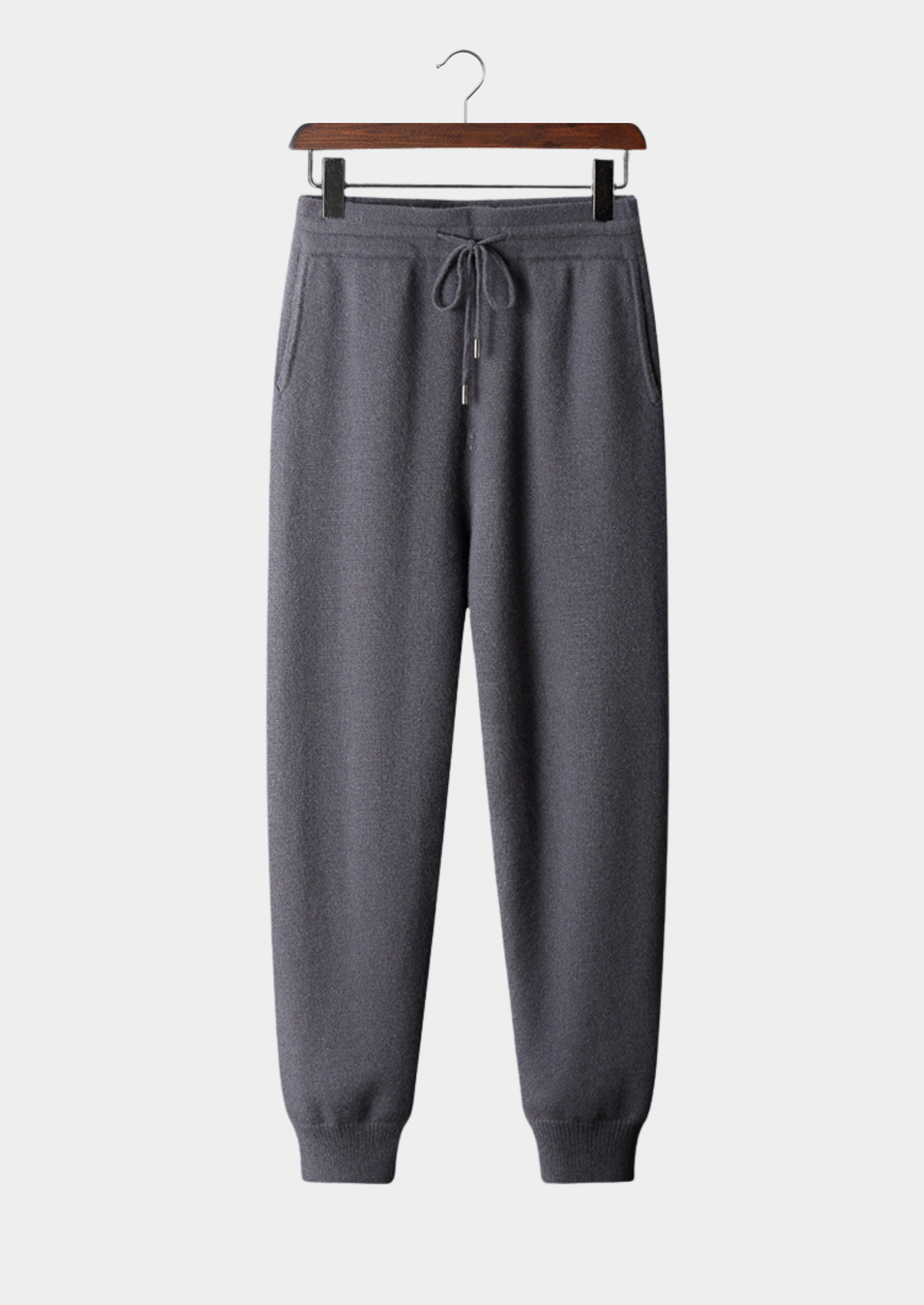 Premium Cashmere Essential Leisure Joggers, view 6