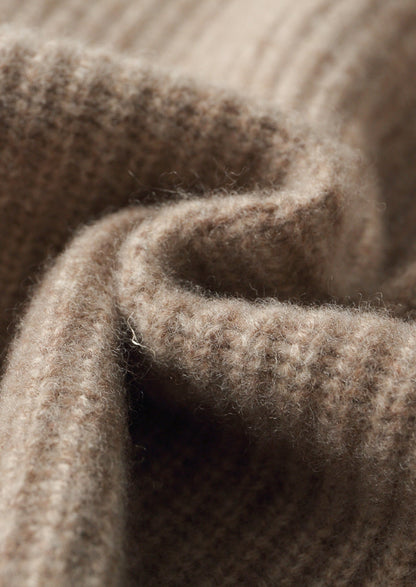 Pure Extra-Fine Merino Wool Ribbed Classic Button Cardigan, view 3