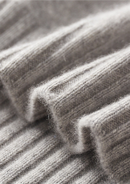 Pure Cashmere Mockneck Sweater, view 4