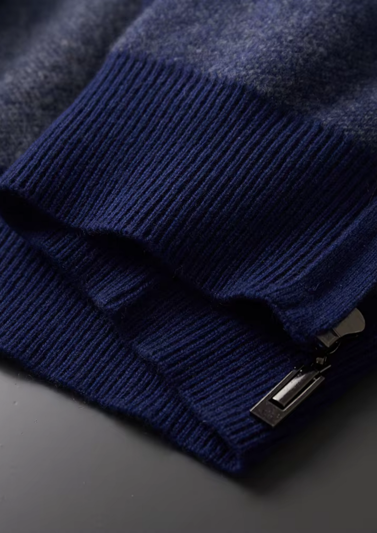 Premium Cashmere Navy Blue Torino Leisure Set, view 4