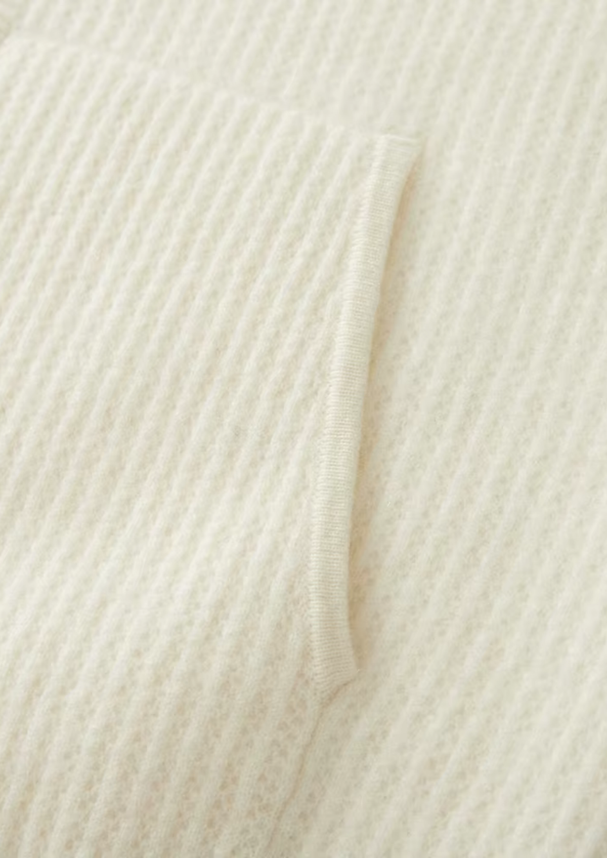 Pure Extra-Fine Merino Wool Ribbed Zipper Hoodie, view 13