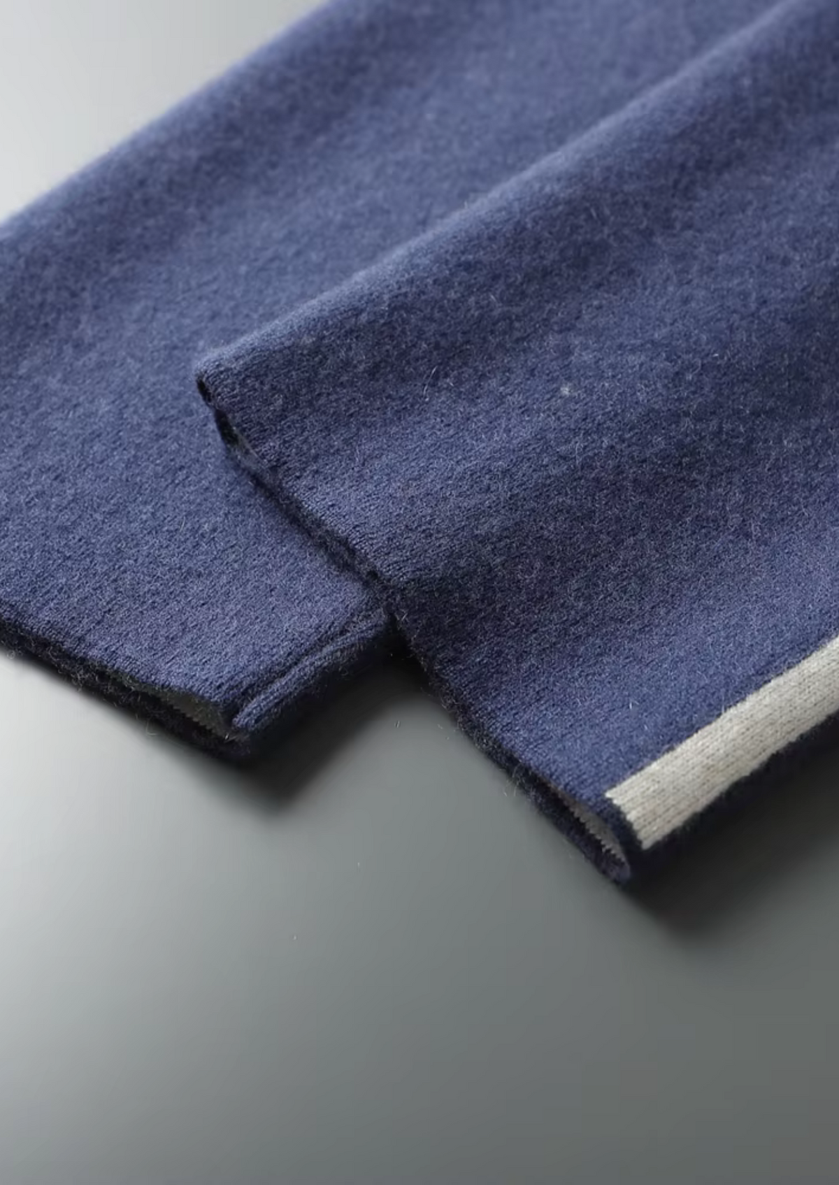 Premium Cashmere Navy Blue Milano Leisure Set, view 6