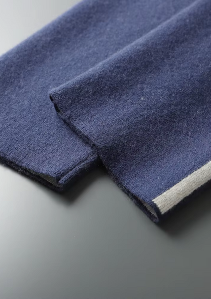 Premium Cashmere Navy Blue Milano Leisure Set, view 6