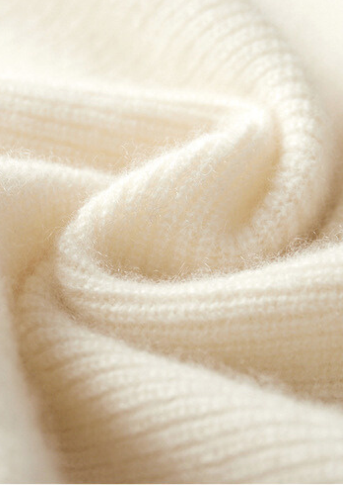 Pure Cashmere Ivory Body Warmer Vest, view 5