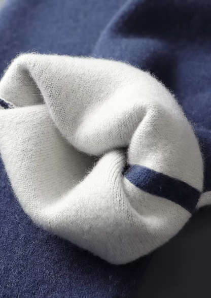 Premium Cashmere Navy Blue Milano Leisure Set, view 9