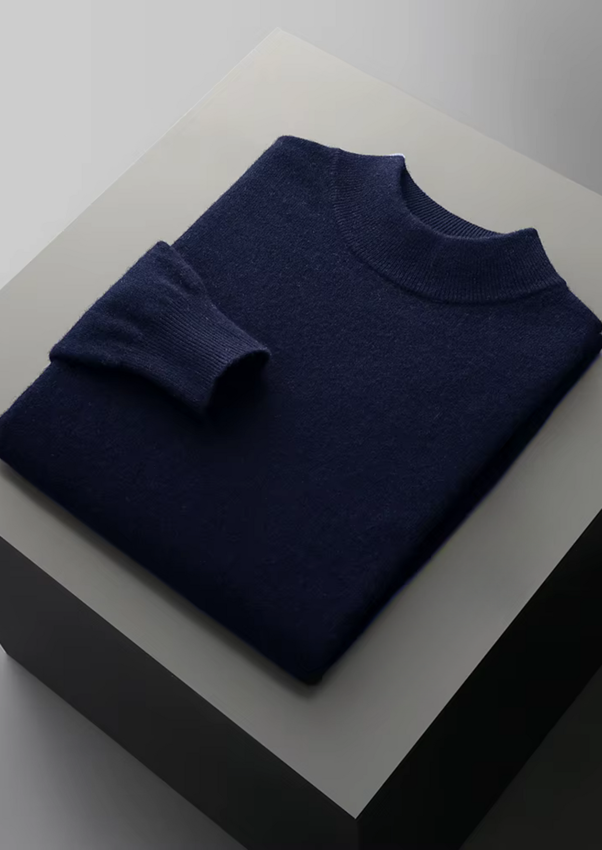 Pure Extra-Fine Merino Wool Classic Mockneck, view 9