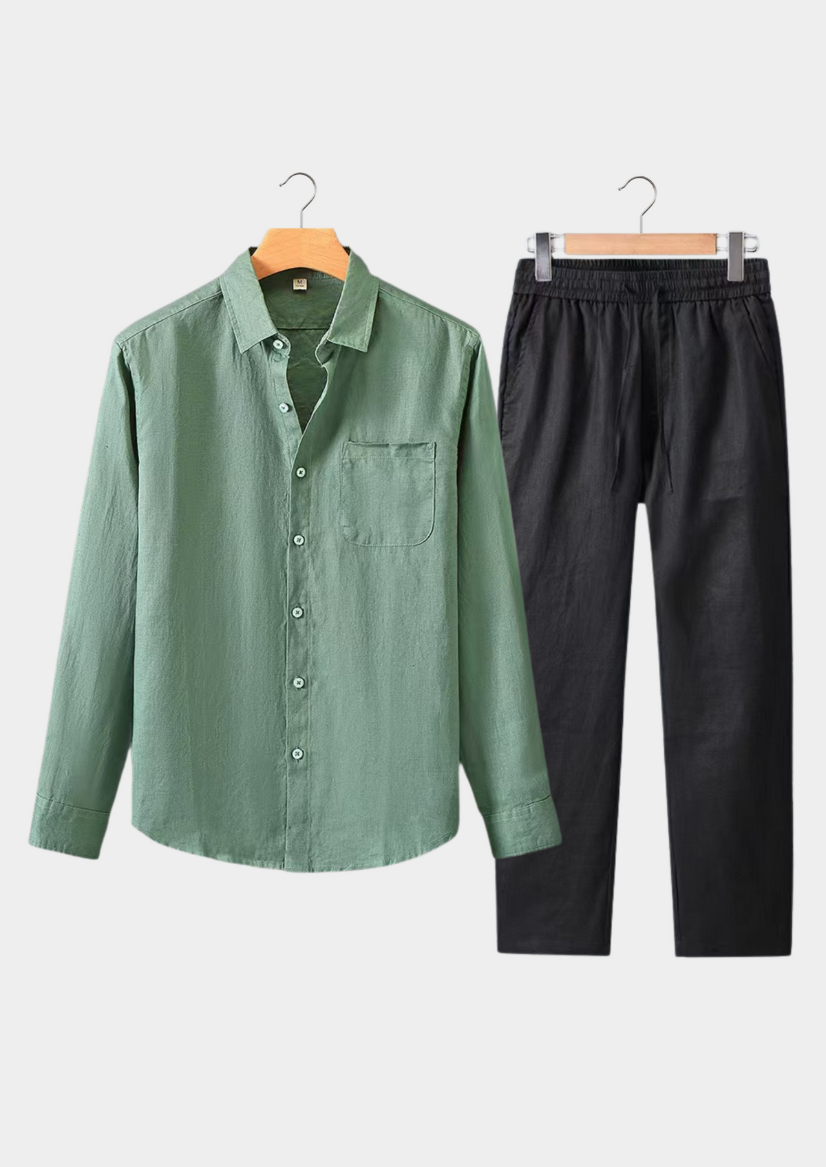 Aurelia Longsleeve Summer Set - Green/black, view 1