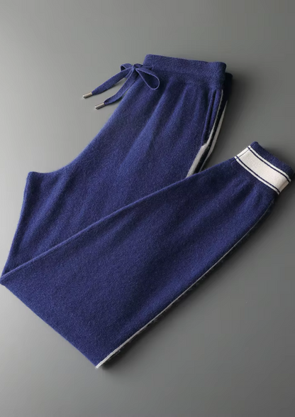 Premium Cashmere Navy Blue Vienna Leisure Set, view 3