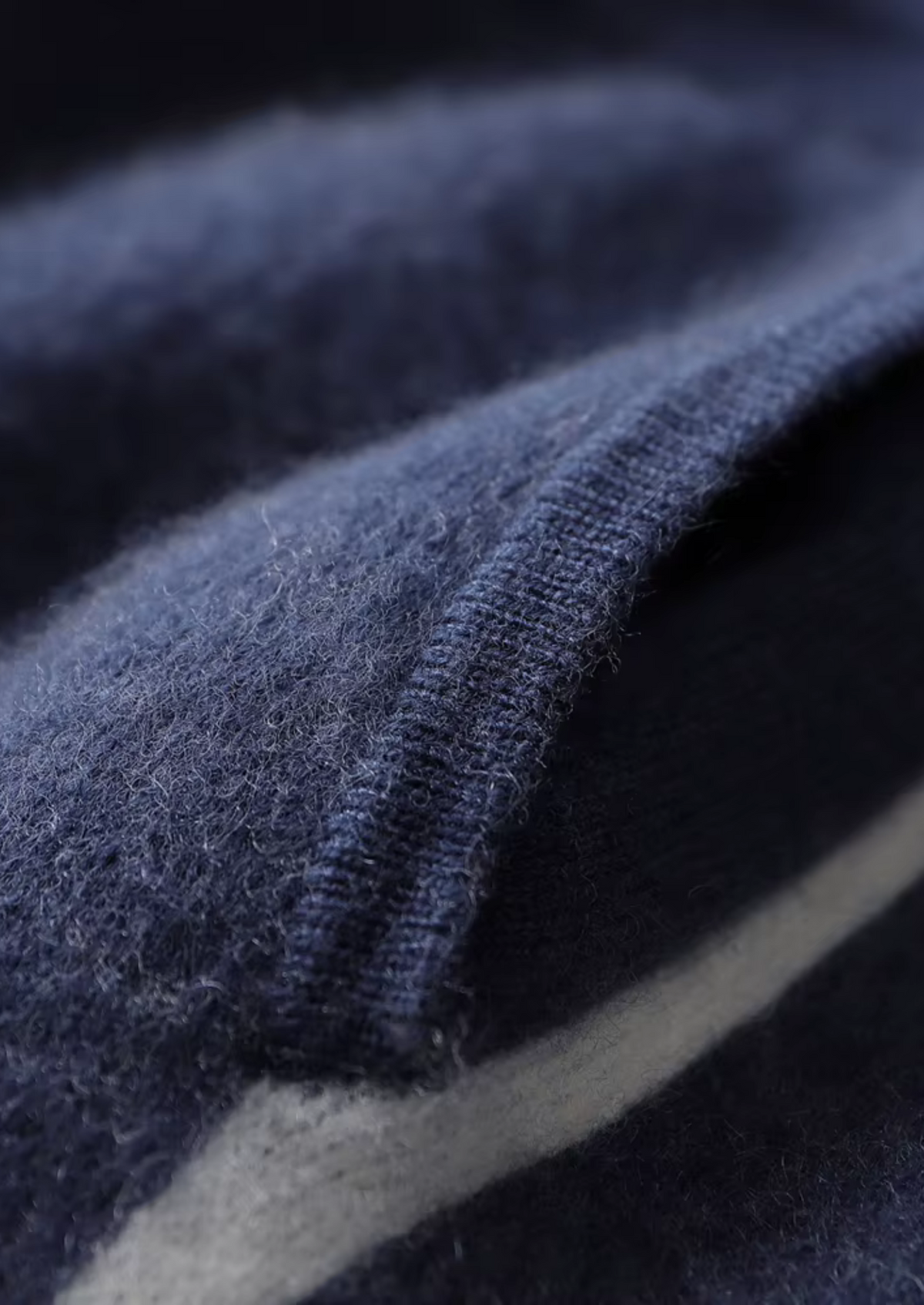 Premium Cashmere Navy Blue Milano Leisure Set, view 11