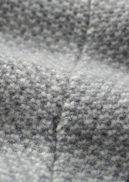 Pure Extra-Fine Merino Wool Light Gray Jaquard Set, view 17