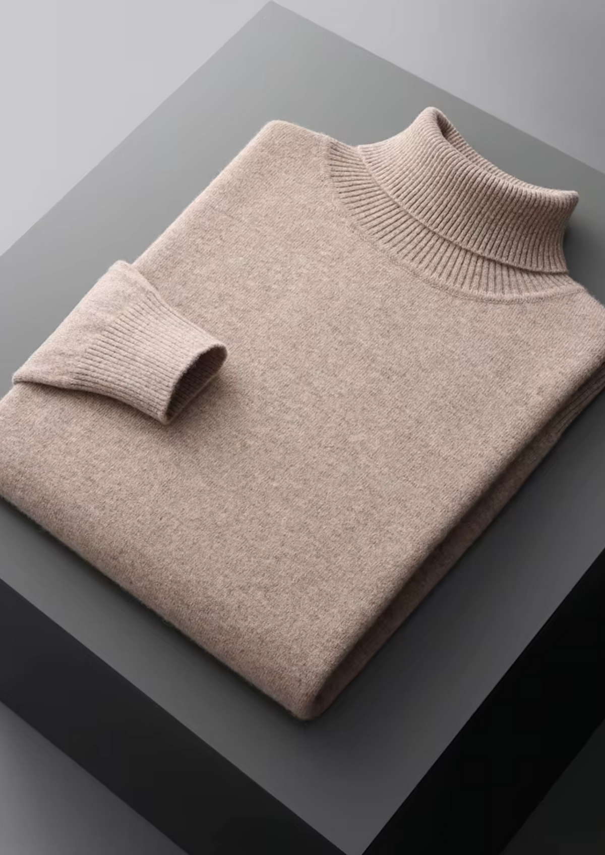 Pure Extra-Fine Merino Wool Classic Rollneck, view 3