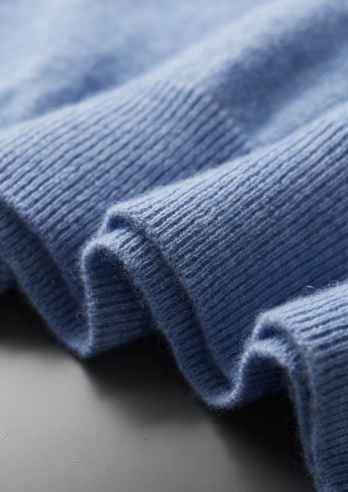 Premium Cashmere Mock Neck T-Shirt, view 10