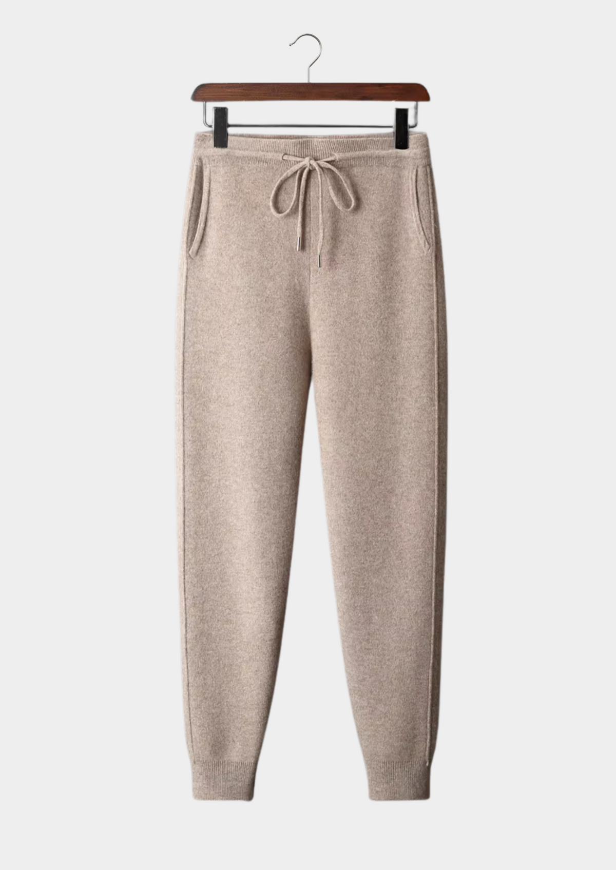 Pure Extra-Fine Merino Wool Leisure Joggers, view 4