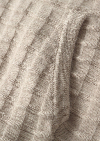 Pure Extra-Fine Merino Wool Textured Hoodie, view 9