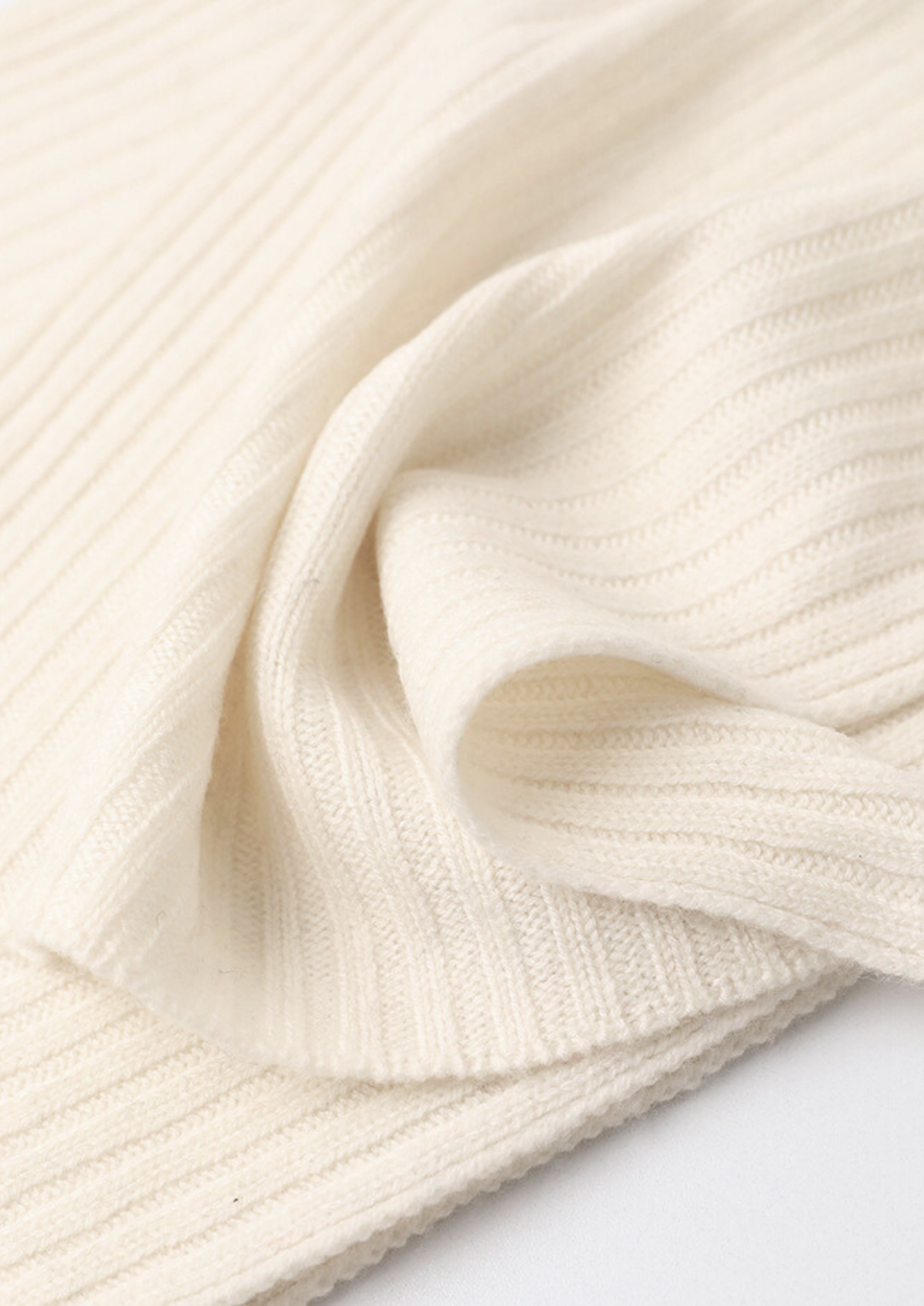 Pure Extra-Fine Merino Wool Traiano Essentials - Ivory, view 2