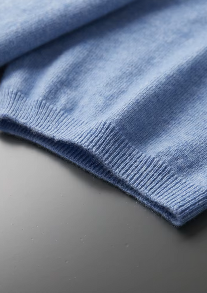 Premium Cashmere Mock Neck T-Shirt, view 13