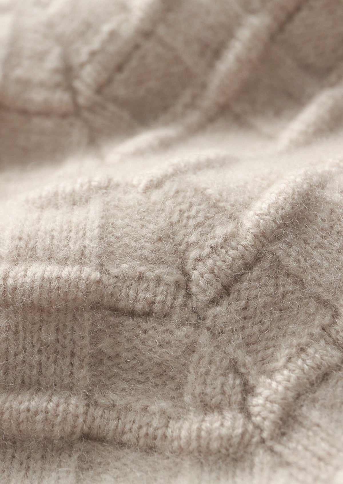 Pure Extra-Fine Merino Wool Textured Hoodie, view 11
