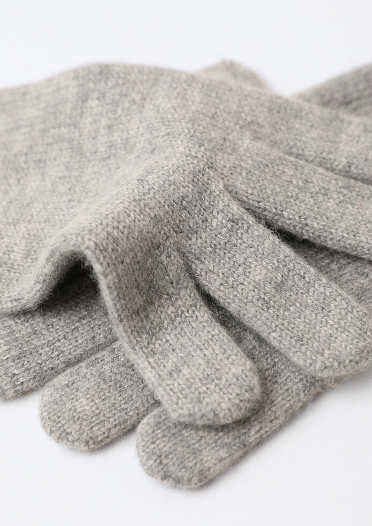Pure Extra-Fine Merino Wool Traiano Essentials - Light Gray, view 3