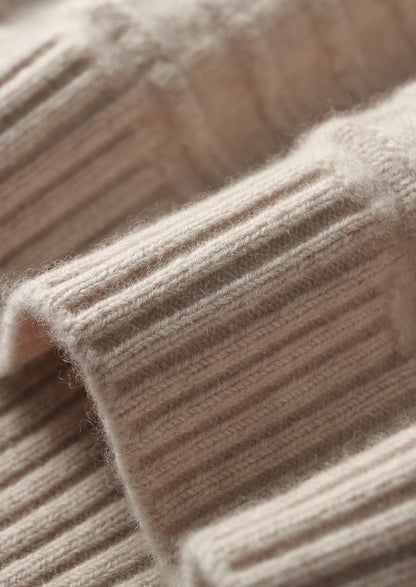 Pure Extra-Fine Merino Wool Textured Hoodie, view 12