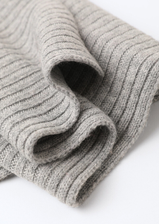 Pure Extra-Fine Merino Wool Traiano Essentials - Light Gray, view 2