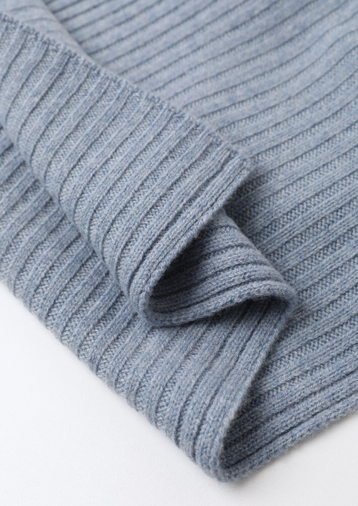 Pure Extra-Fine Merino Wool Traiano Essentials - Light Blue, view 2